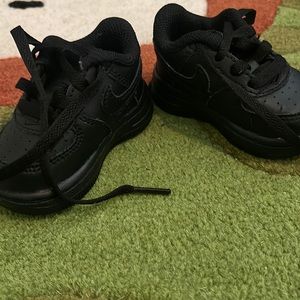 Infant Black Air Force Ones
